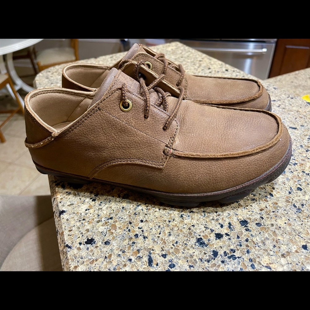 Olukai Hamakua Poko Mens Comfort Lace Up Shoes